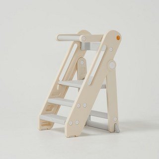 BeneBene 3단 접이식 폴딩 스트롱 멀티 키친 헬퍼 안전 가드 유아 디딤대, 아이보리, 1개쿠폰할인