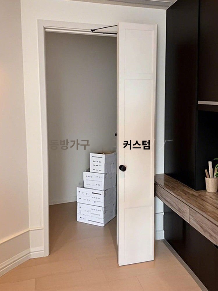 터닝도어 접이식 세탁실 맞춤화장실 동문 미닫이문 주방 접이식문 침실 히든도어, 플랫핏 커스텀 1pcs 상세 이미지 1