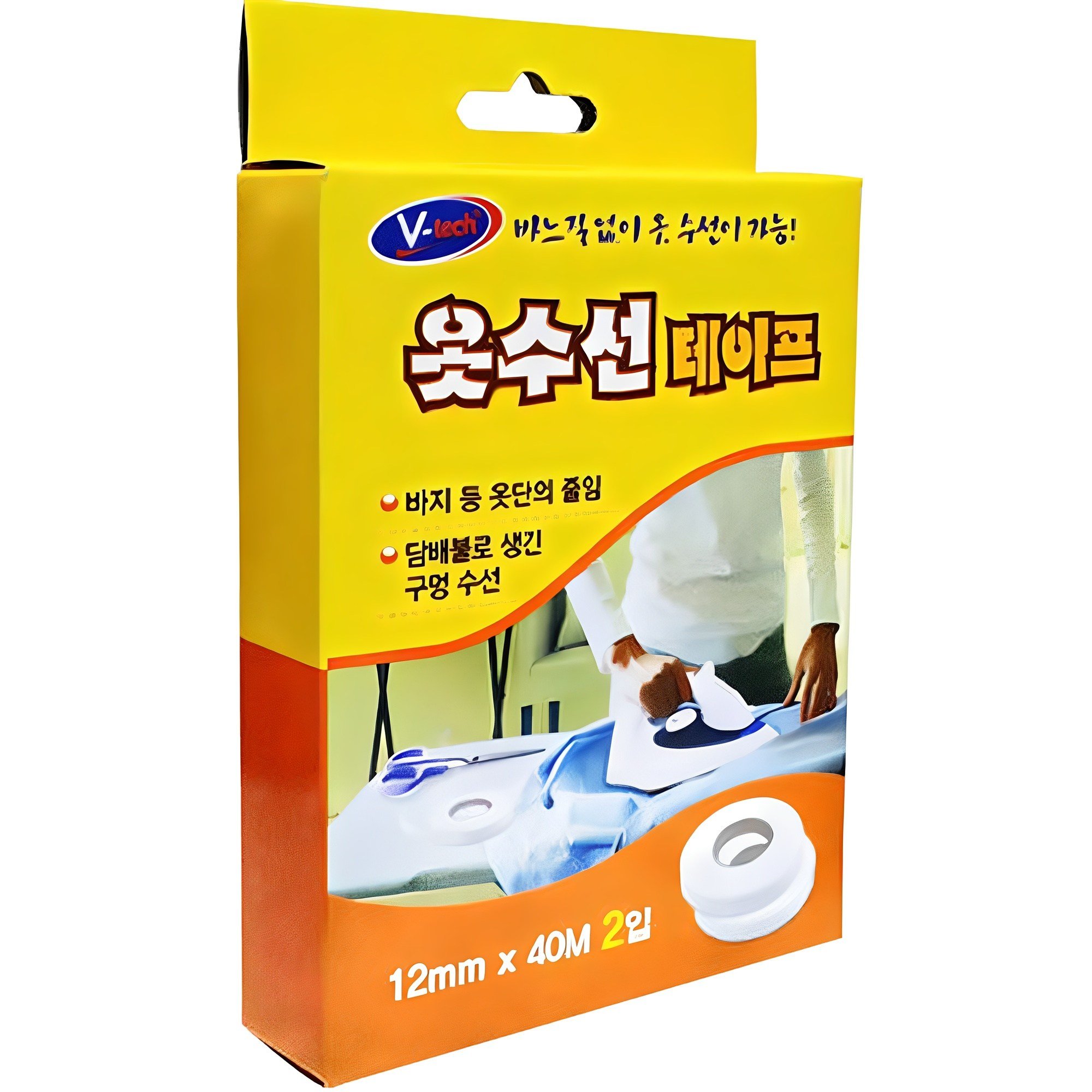 Vtech 옷수선 매직테이프 12mm x 40m 2p, 1개 상세 이미지 1
