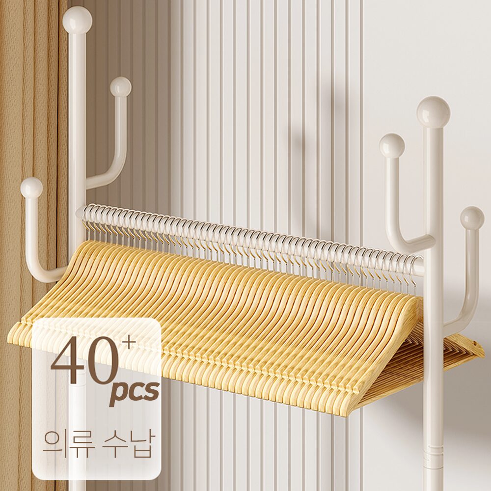Unihome 선인장형 고급 이동식 행거 미니 트롤리 행거, 프리미엄 블랙할인 상세 이미지 2