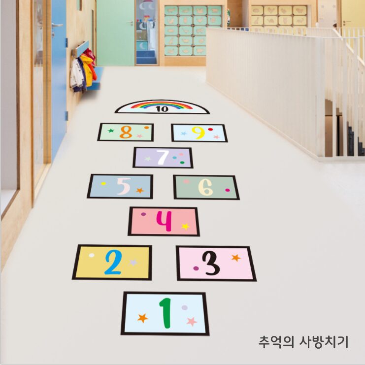 아이방인테리어 추억의 사방치기매트스티커 국내당일발송할인· 3일 남음 상세 이미지 1