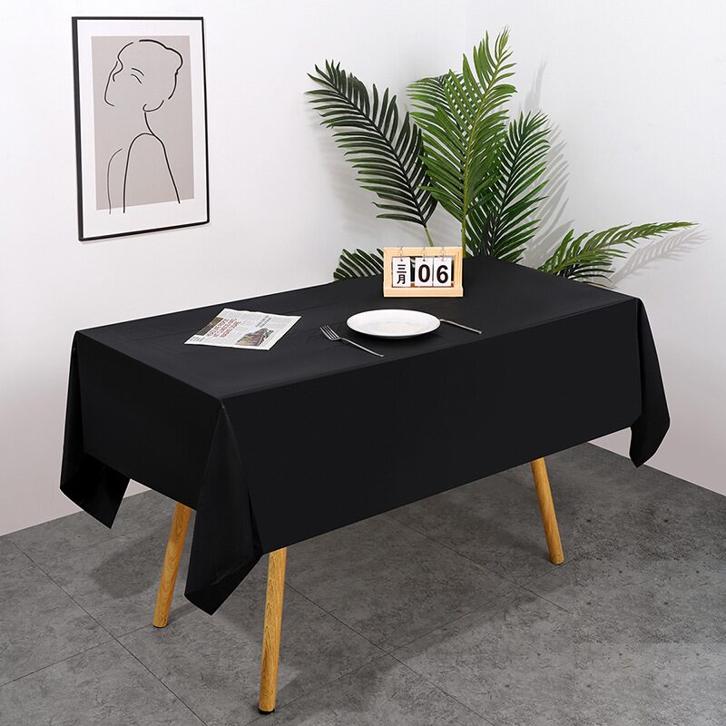 인아트 깔끔한 식탁보, 블랙, 137 x 183 cm, 1개 상세 이미지 1