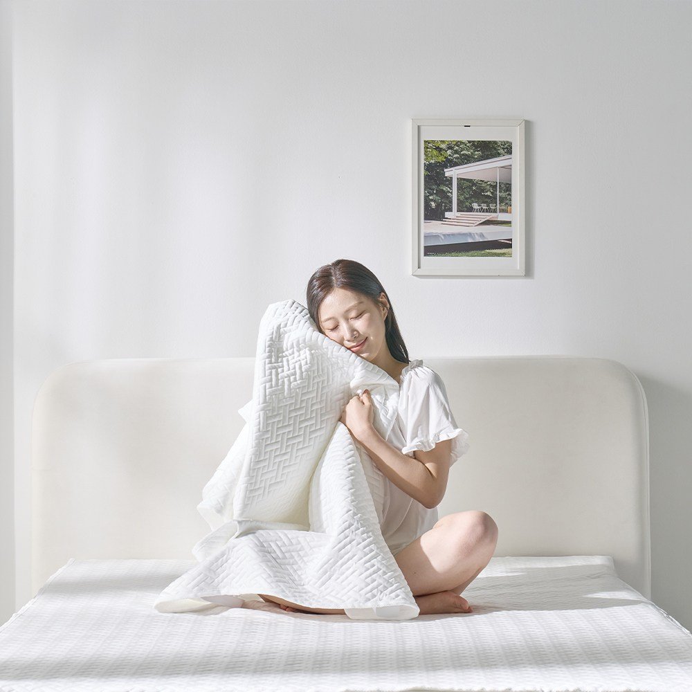 듀라쿨텍 여름 아이스 냉감패드 쿨매트, 화이트할인 상세 이미지 1