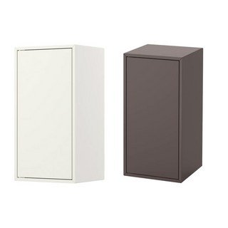 이케아 EKET 에케트 수납장+도어선반1 35x35x70, 화이트_703.339.3