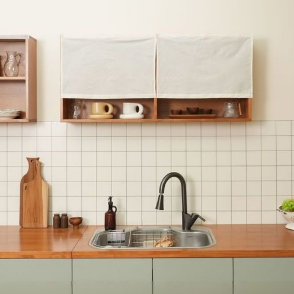 기브앤고 광목 붙이는 선반 수납장 가리개 가림막 커튼 다양한 사이즈할인 상세 이미지 1