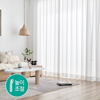 사라하우스 비침없는 도톰차르르 나비주름 커튼