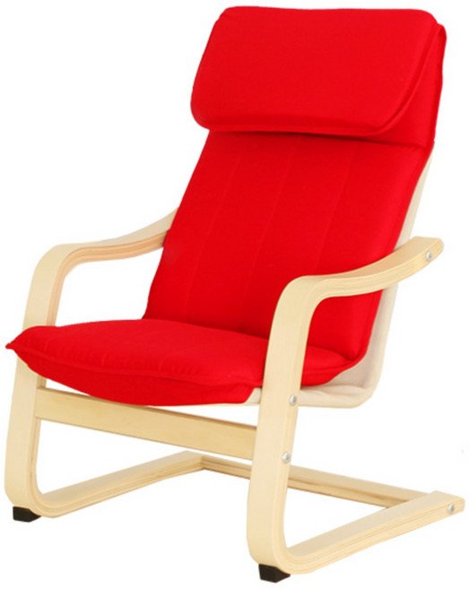 일루일루 프로스 어린이 암체어, RED, 1개