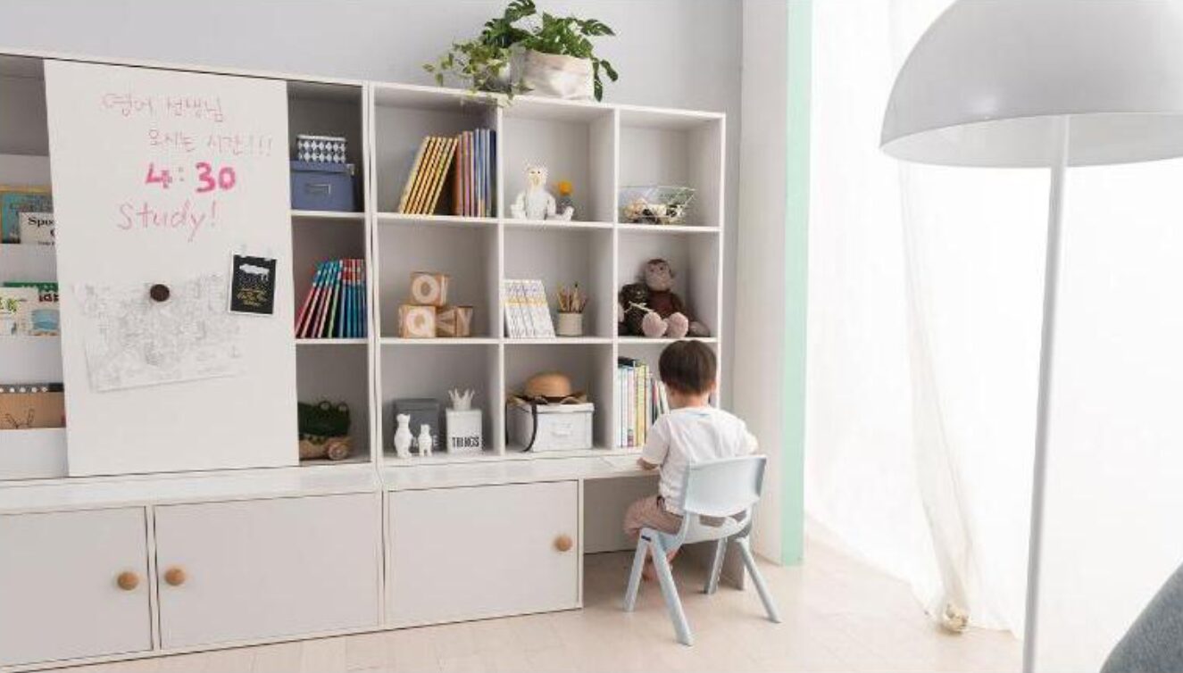 리바트 꼼므 1200 아이 책장 + 하부수납장 세트 방문설치, 화이트, 4단쿠폰할인 상세 이미지 1