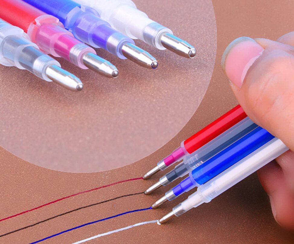 와이엔케이 아이롱펜 4종 + 리필 4종 x 2p 세트, 화이트, 블루, 레드, 블랙, 1세트 상세 이미지 2