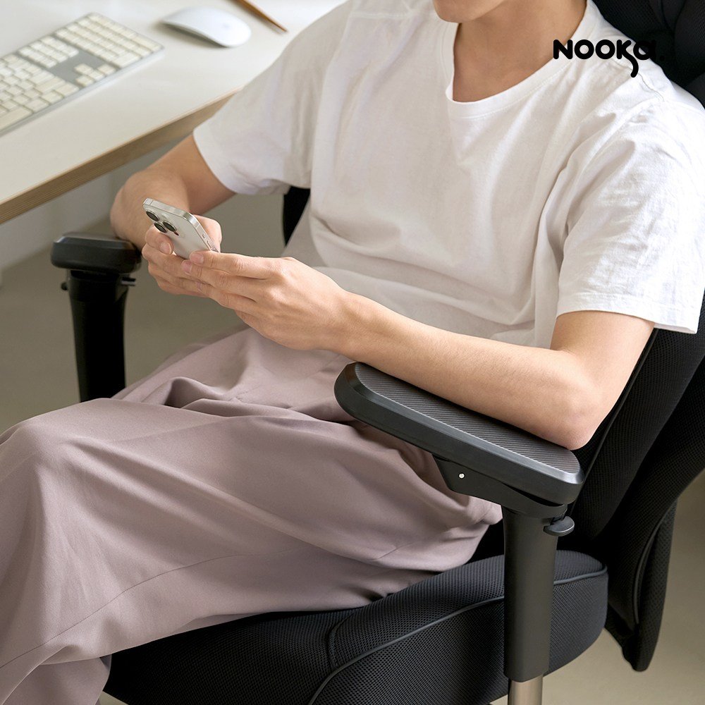 누카 3세대 커스텀체어 G900-MS 6D 컴퓨터의자 사무용 사무실 학생 메쉬 게이밍 책상의자, 그레이 상세 이미지 2